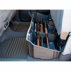 Du-Ha® 14 -19 Silverado/Sierra Light & Heavy Duty Crew Cab Underseat Storage Gun Case, Black -Towing & Cargo Management Shop 10400 LD 3