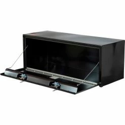 Buyers Products Buyers Steel Underbody Truck Box w/ Stainless Steel T-Handle - Black 18x18x48 - 1702310 -Towing & Cargo Management Shop 1702310 right