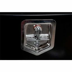 Buyers Products Buyer's Black Steel Underbody Truck Box with T-Handle, 15x10x15 - 1703310 -Towing & Cargo Management Shop 1703310 BLACKTOOLBOX DETAIL 1