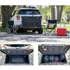 Buyers Products Polyethylene Hitch Mounted Cargo Carrier 300 Pound Capacity -Towing & Cargo Management Shop 1707020 13
