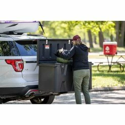 Buyers Products Polyethylene Hitch Mounted Cargo Carrier 300 Pound Capacity -Towing & Cargo Management Shop 1707020 15
