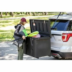 Buyers Products Polyethylene Hitch Mounted Cargo Carrier 300 Pound Capacity -Towing & Cargo Management Shop 1707020 16