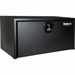 Buyers Products Steel Underbody Truck Box W/ 3-Point Latch - Textured Matte Black 18x18x36 - 1732505
