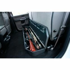 Du-Ha® 15-22 Ford F-150-550 LT & SD Supercrew/Crew Cab Underseat Storage Gun Case W/Lid, Black -Towing & Cargo Management Shop 20116 SC 6