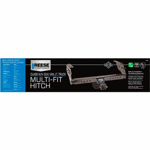 Reese Towpower Multi-Fit Receiver - 37042 - Pkg Qty 2 4 Reese Towpower Multi-Fit Receiver - 37042 - Pkg Qty 2 - Image 4