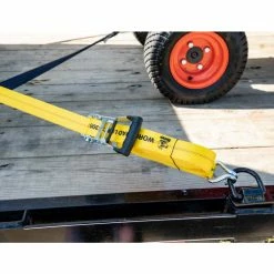 Buyers Products 30 Foot Commercial Grade Ratchet Strap with Soft Rubber Grips, J Hooks - 5483000 -Towing & Cargo Management Shop 5483000 APP 7