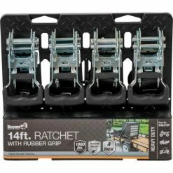 Buyers Products 14' Heavy Duty, Ratchet Tie Down, 4 Pack - 5483100 -Towing & Cargo Management Shop 5483100 PACKAGING 1