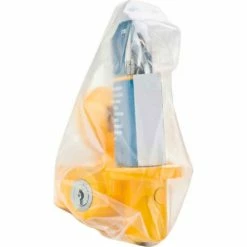 Reese Towpower Universal Coupler Lock, Fits 1-7/8 ", 2", and 2-5/16" Couplers, Yellow - 55003 -Towing & Cargo Management Shop 55003 c