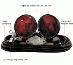 Buyers Products Towing Light Kit With Storage Case - TL257M -Towing & Cargo Management Shop 985157 1wco