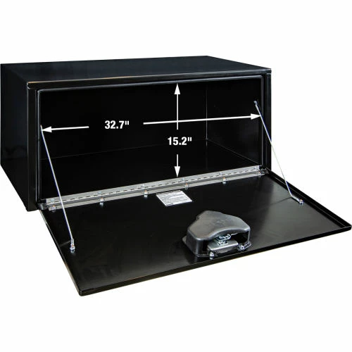 Buyers Products Buyers Steel Underbody Truck Box w/ Stainless Steel T-Handle - Black 18x18x36 - 1702305 4 Buyers Products Buyers Steel Underbody Truck Box w/ Stainless Steel T-Handle - Black 18x18x36 - 1702305 - Image 4