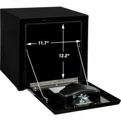 Buyers Products Buyer's Black Steel Underbody Truck Box with T-Handle, 15x13x15 - 1703320 11 Buyers Products Buyer's Black Steel Underbody Truck Box with T-Handle, 15x13x15 - 1703320 -Towing & Cargo Management Shop AMZ GalleryImg 1703320 1500x1000 Opening Dimensions