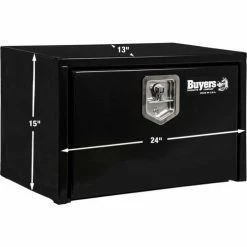 Buyers Products Buyer's Black Steel Underbody Truck Box with T-Handle, 15x13x24 - 1703322 11 Buyers Products Buyer's Black Steel Underbody Truck Box with T-Handle, 15x13x24 - 1703322 -Towing & Cargo Management Shop AMZ GalleryImg 1703322 1500x1000 Overall Dimensions