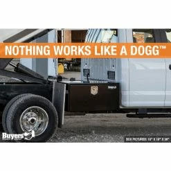 Buyers Products Buyers Steel Underbody Truck Box w/ Stainless Steel T-Handle - Black 16 x 14 x 18 - 1703330 -Towing & Cargo Management Shop AMZ GalleryImg 1703349 1500x1000 App LifeStyle