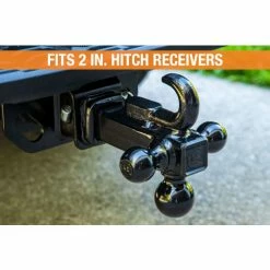 Buyers Products Tri-Ball Hitch Tubular Shank w/ Black Balls And Recovery Hook - 1802208 -Towing & Cargo Management Shop AMZ GalleryImg 1802208 1500x1000 Hitch Receiver