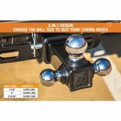 Buyers Products Tri-Ball Hitch with Chrome Towing Balls - 2-1/2in Receiver - 1802252 10 Buyers Products Tri-Ball Hitch with Chrome Towing Balls - 2-1/2in Receiver - 1802252 -Towing & Cargo Management Shop AMZ GalleryImg 1802252 1500x1000 3 1 Design