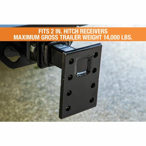 Buyers Products 2" Pintle Hook Mount - 3 Position w/ 9" Shank - PM87 3 Buyers Products 2" Pintle Hook Mount - 3 Position w/ 9" Shank - PM87 - Image 3