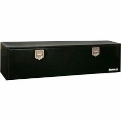 Buyers Products Buyers Steel Underbody Truck Box w/ Stainless Steel Rotary Paddle - Black 18x18x48 - 1702110