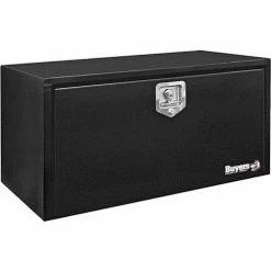 Buyers Products Buyers Steel Underbody Truck Box w/ Stainless Steel T-Handle - Black 18x18x36 - 1702305
