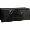 Buyers Products Buyers Steel Underbody Truck Box W/ Diamond Tread Aluminum Door - Black 18x18x48 - 1702510