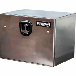 Buyers Products Buyers Stainless Steel Underbody Truck Box w/ T-Handle - Polished Gray 18x18x24 - 1702650