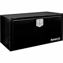 Buyers Products Buyers Steel Underbody Truck Box w/ Stainless Steel T-Handle - Black 14x16x24 - 1703300