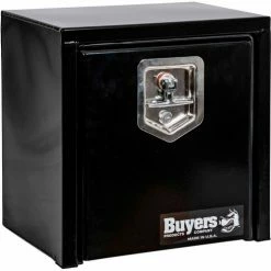 Buyers Products Buyer's Black Steel Underbody Truck Box with T-Handle, 15x13x15 - 1703320 17 Buyers Products Buyer's Black Steel Underbody Truck Box with T-Handle, 15x13x15 - 1703320 -Towing & Cargo Management Shop BUE 1703320