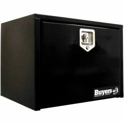 Buyers Products Buyer's Black Steel Underbody Truck Box with T-Handle, 15x13x24 - 1703322 17 Buyers Products Buyer's Black Steel Underbody Truck Box with T-Handle, 15x13x24 - 1703322 -Towing & Cargo Management Shop BUE 1703322