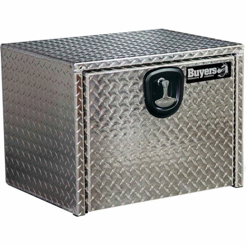 Buyers Products Aluminum Underbody Tuck Box, 18x18x14", Silver, 1705102 1 Buyers Products Aluminum Underbody Tuck Box, 18x18x14", Silver, 1705102