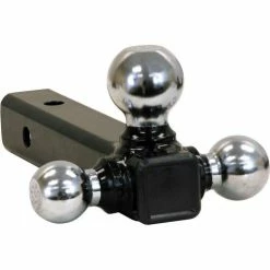 Buyers Products Tri-Ball Hitch-Solid Shank w/ Chrome Balls - 1802205