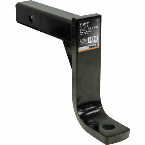 Buyers Products 2" Ball Mount w/ 8" Drop x 10" Long Tube - 1803017 1 Buyers Products 2" Ball Mount w/ 8" Drop x 10" Long Tube - 1803017