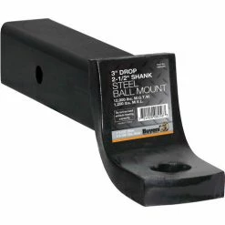 Buyers Products 2-1/2" Heavy-Duty Ball Mount w/ 3" Drop x 10" Long Tube - 1803405