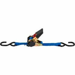 Buyers Products Retractable 6 Foot Standard Duty Ratchet Tie Down, 2 Pack - 5483220 -Towing & Cargo Management Shop BUE 5483220 SIDE 1