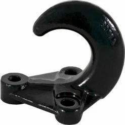 Buyers Products 3-Hole Black Powder Coated Drop Forged Bolt-On Heavy-Duty Towing Hook - B076A -Towing & Cargo Management Shop BUE B076A
