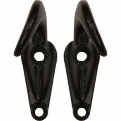 Buyers Products Drop Forged Towing Hooks w/ Black Powder Coated Finish, 2 Pack - B2800AB