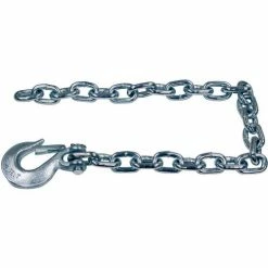 Buyers Products 42" Class 4 Trailer Safety Chain w/ 1-Clevis Style Slip Hook-43 Proof - BSC3842 5 Buyers Products 42" Class 4 Trailer Safety Chain w/ 1-Clevis Style Slip Hook-43 Proof - BSC3842 -Towing & Cargo Management Shop BUE BSC3842