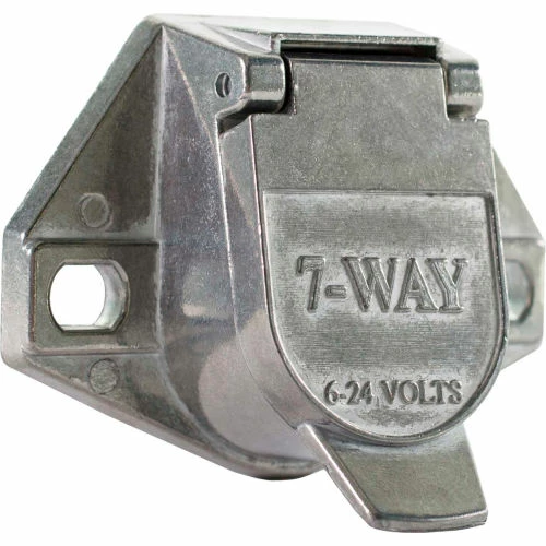 Buyers Products 7-Way Die-Cast Metal Trailer Connector - Truck Side - TC1007 1 Buyers Products 7-Way Die-Cast Metal Trailer Connector - Truck Side - TC1007