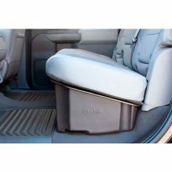 Du-Ha® 14 -19 Silverado/Sierra Light & Heavy Duty Crew Cab Underseat Storage Gun Case, Black -Towing & Cargo Management Shop DHA 10400