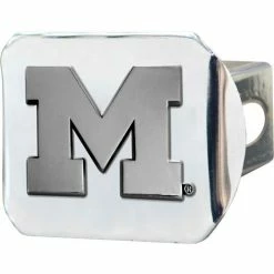 Towing & Cargo Management Shop 22 FanMats University of Michigan - 3-D Chrome Hitch Cover 3-3/8" x 4" - 14996