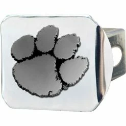 FanMats Clemson University - 3-D Chrome Hitch Cover 3-3/8" x 4" - 15079