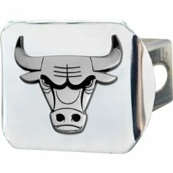 FanMats NBA - Chicago Bulls - 3-D Chrome Hitch Cover 3-3/8" x 4" - 15117