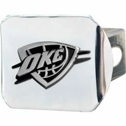 FanMats NBA - Oklahoma City Thunder - 3-D Chrome Hitch Cover 3-3/8" x 4" - 15129