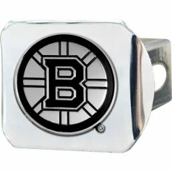 FanMats NHL - Boston Bruins - 3-D Chrome Hitch Cover 3-3/8" x 4" - 15143