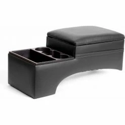 MOBLORG TSI Jumbo Contractor Bench Seat Center Console Floor Shift Compatible - Model 33411 in Black