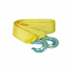 K-Tool International K-Tool 73801 7000 Lb. Capacity Tow Strap 10' x 1-7/8" with Forged Hooks