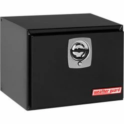 Weather Guard Underbed Truck Box, Black Steel Standard 4.5 Cu. Ft. - 524-5-02