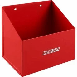 Weather Guard® Large Parts Bin, Red 11" x 7" x 13" - 9883-7-01