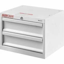 Weather Guard Cabinet, 2 Drawer 12" x 16" x 14" - 9912-3-02