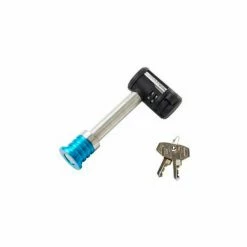 Master Lock® Barbell™ Receiver Lock, Stainless Steel, 1/2" & 5/8", Keyed Alike - Pkg Qty 4