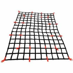 U.S. Netting Truck Cargo Net W/ Tie-Down Loops, 113" x 90" TTL-L