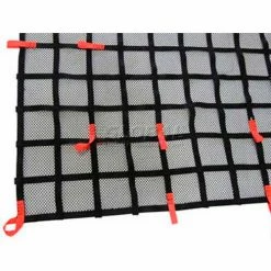 U.S. Netting Truck Cargo Net W/ Tie-Down Loops/Debris Liner, 83" x 65" TTL-SDL